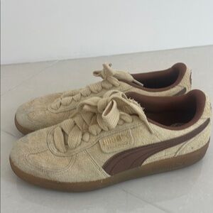 Puma Palermo Terry Tan and Brown Casual Sneakers